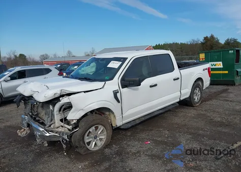 2021 Ford F-150 Xl из США, поврежденный, VIN 1FTFW1E52MFA54714